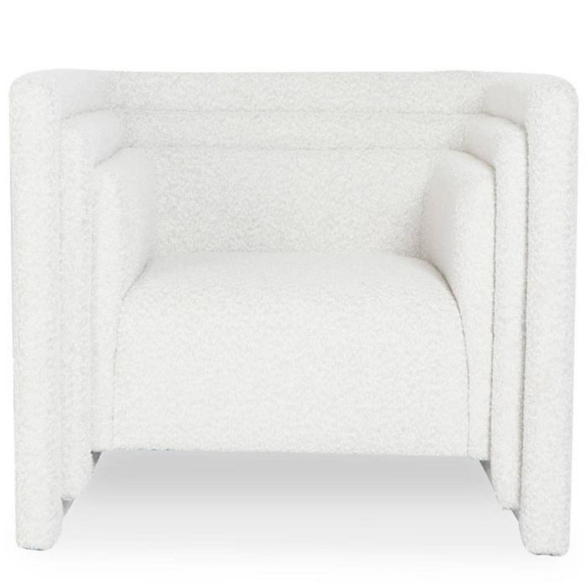 Paris Prix Fauteuil Design Bouclette  Cubia  90cm Crème