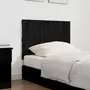 VIDAXL Tete de lit murale Noir 95,5x3x60 cm Bois massif de pin