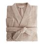 Voir la diapositive 1 : ACTUEL Peignoir kimono uni en coton 300gsm