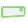 Voir la diapositive 4 : VIDAXL Barriere de securite de lit d'enfant Vert 180x25 cm Tissu