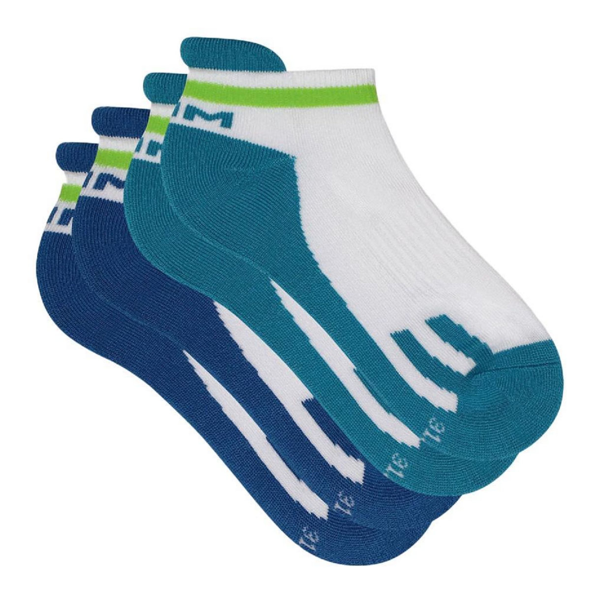 DIM x2 Paires de Chaussettes Blanc/ Garçon Dim D0B47