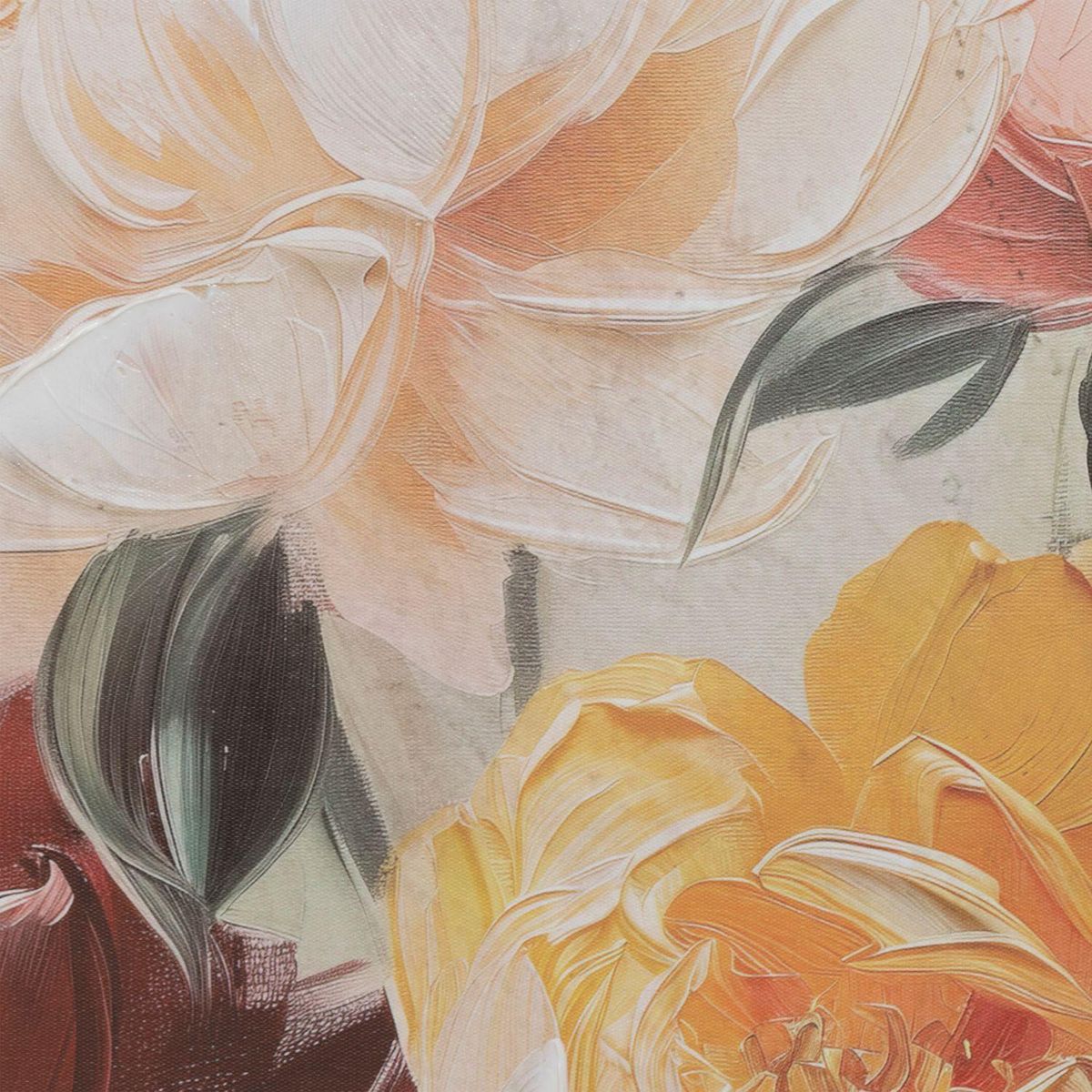 ATMOSPHERA Toile peinte encadrée OPHELIA - 52 x 72 cm - Multicolore