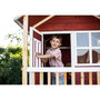 Voir la diapositive 5 : EXIT TOYS Maisonnette en bois pour enfants Loft 350 Rouge - Exit Toys