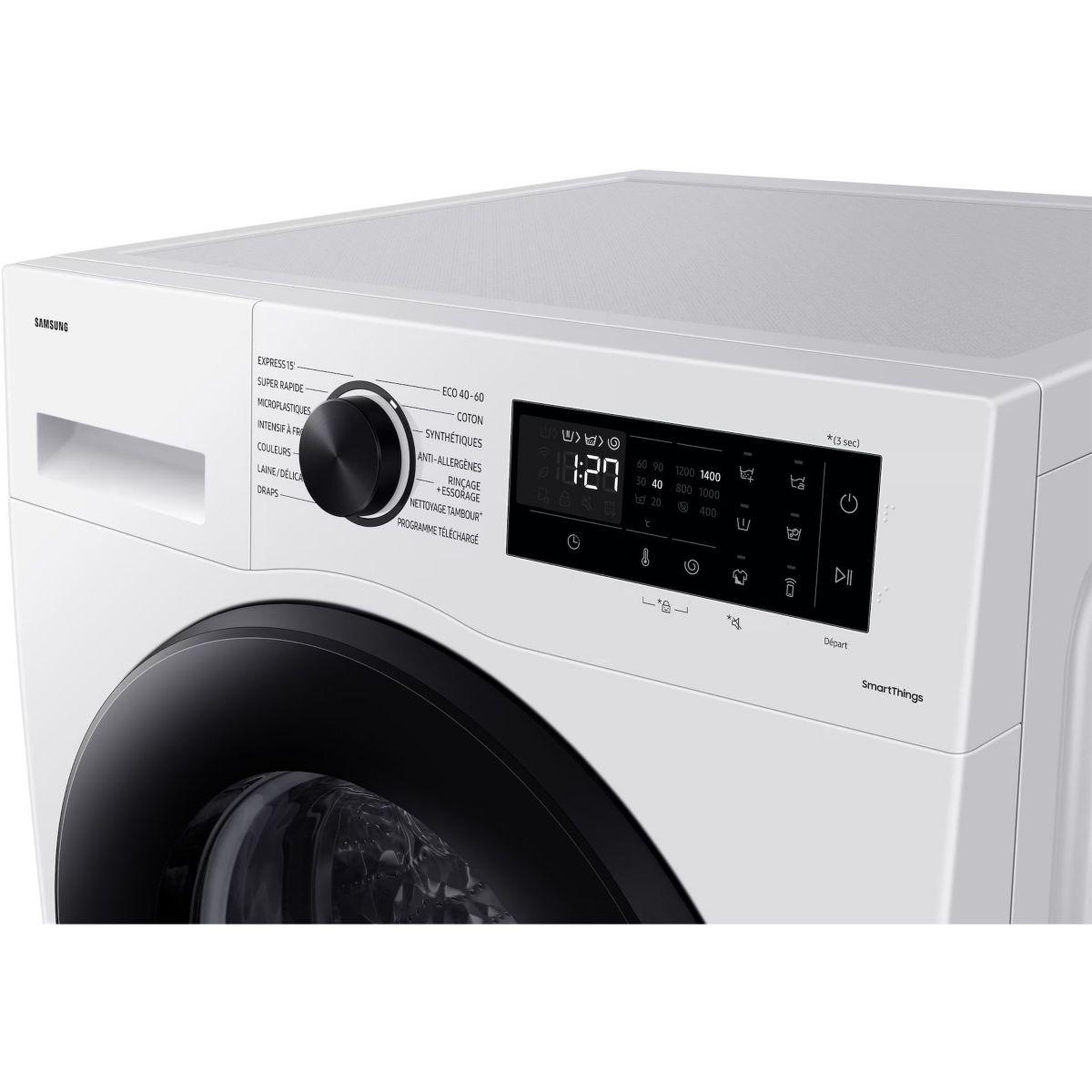 Voir la diapositive 4 : Samsung Lave linge hublot ww11dg5b25ae - 11 kg - 1400 tr/min - classe a - moteur induction - connecté wifi - bespoke ai