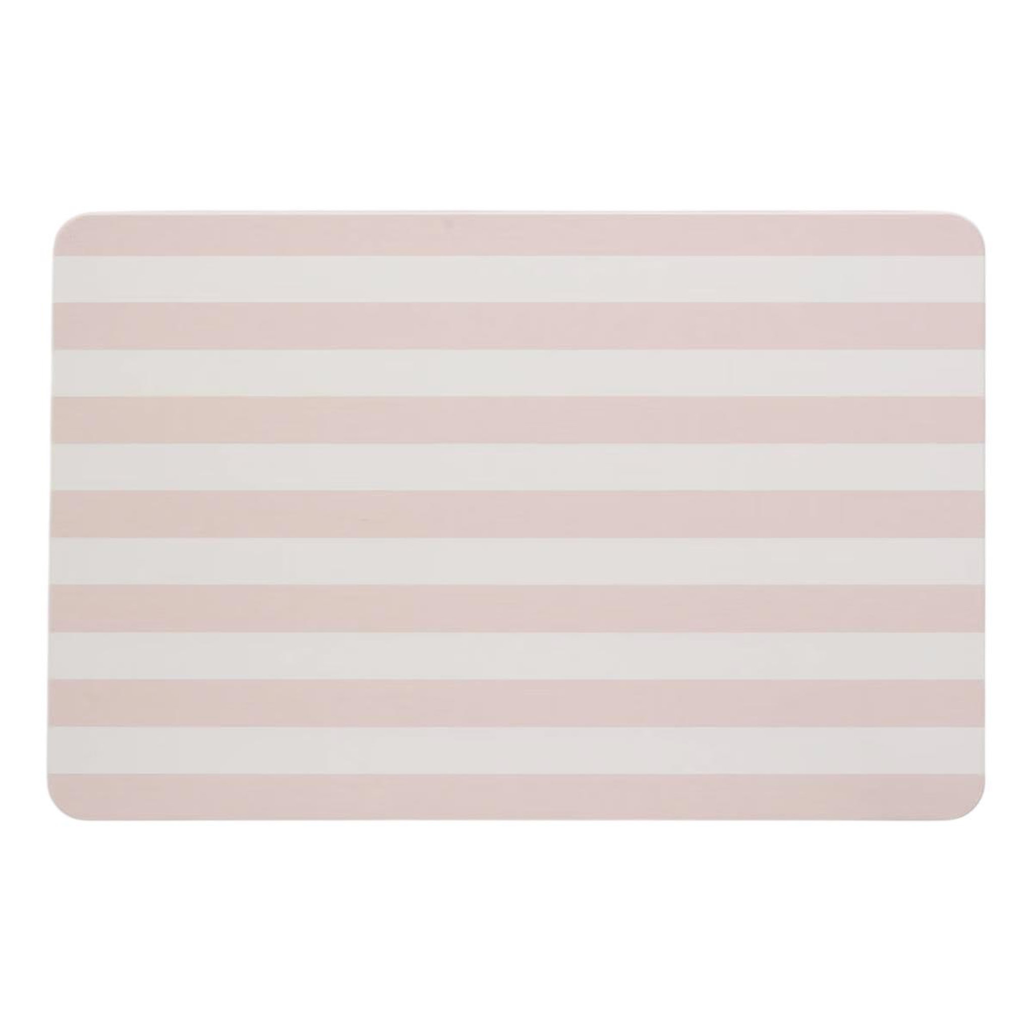 FIVE Tapis de bain en diatomite  strio  39x60cm rose