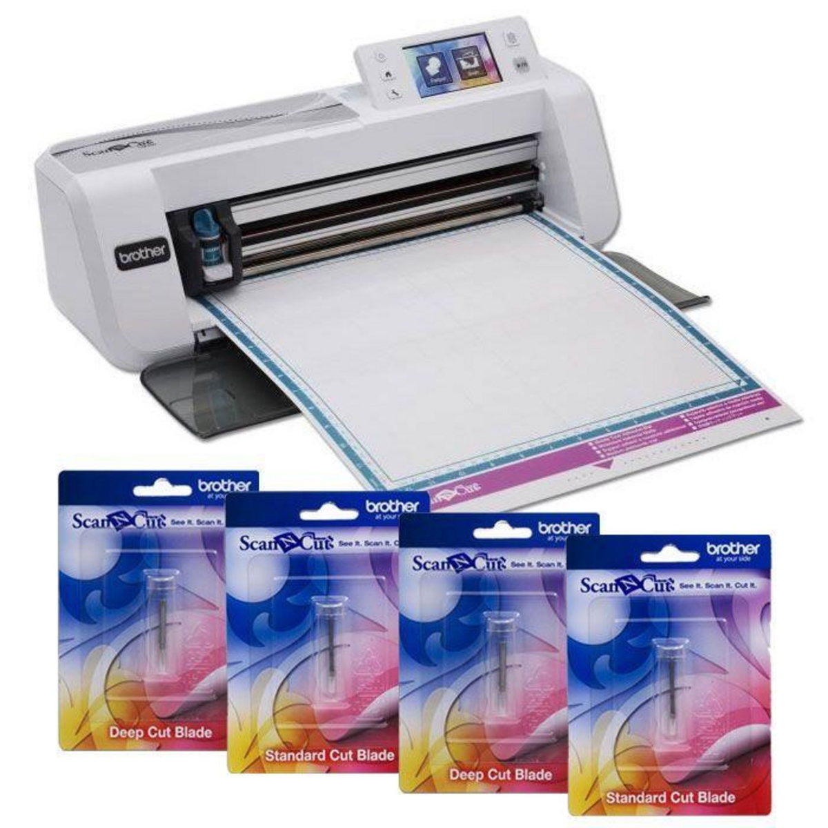 Brother Machine de découpe ScanNCut CM300 + 2 lames standard + 2 lames profondes