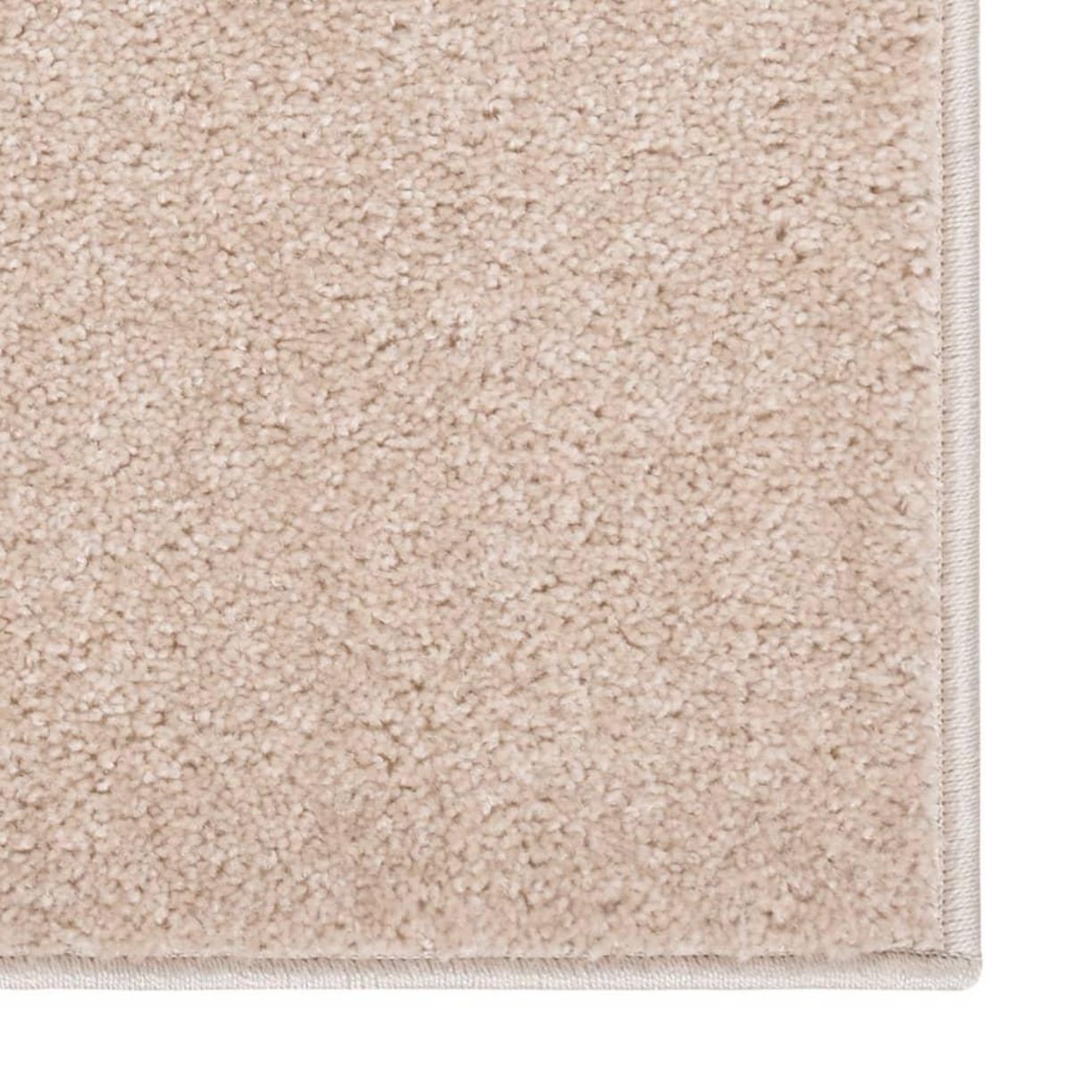 VIDAXL Tapis a poils courts 160x230 cm Beige fonce