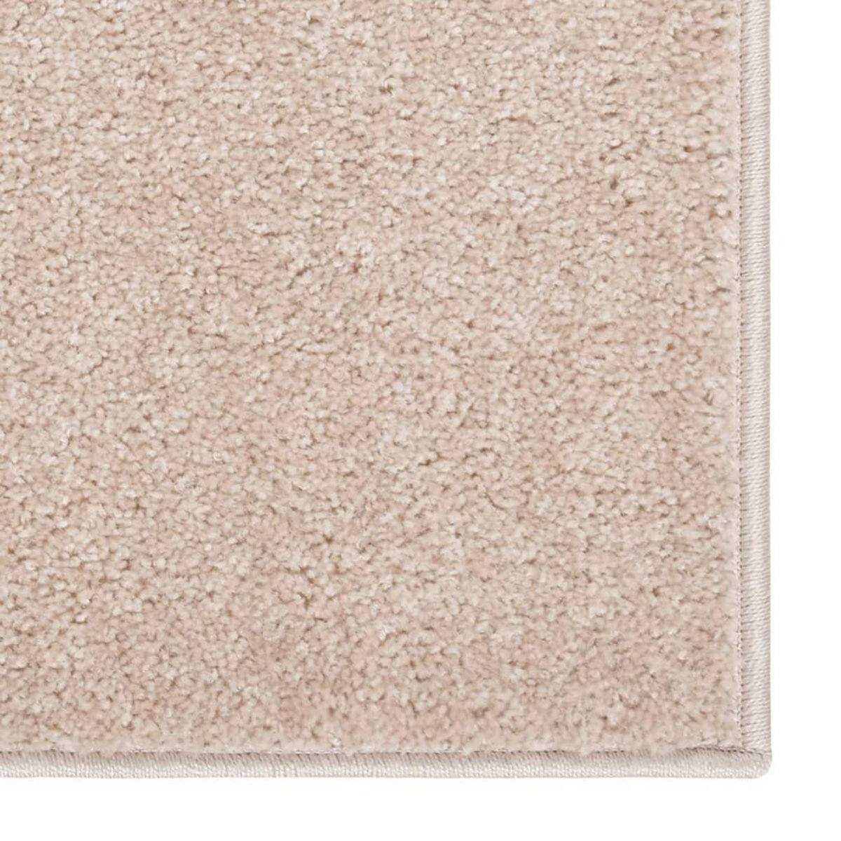 VIDAXL Tapis a poils courts 160x230 cm Beige fonce