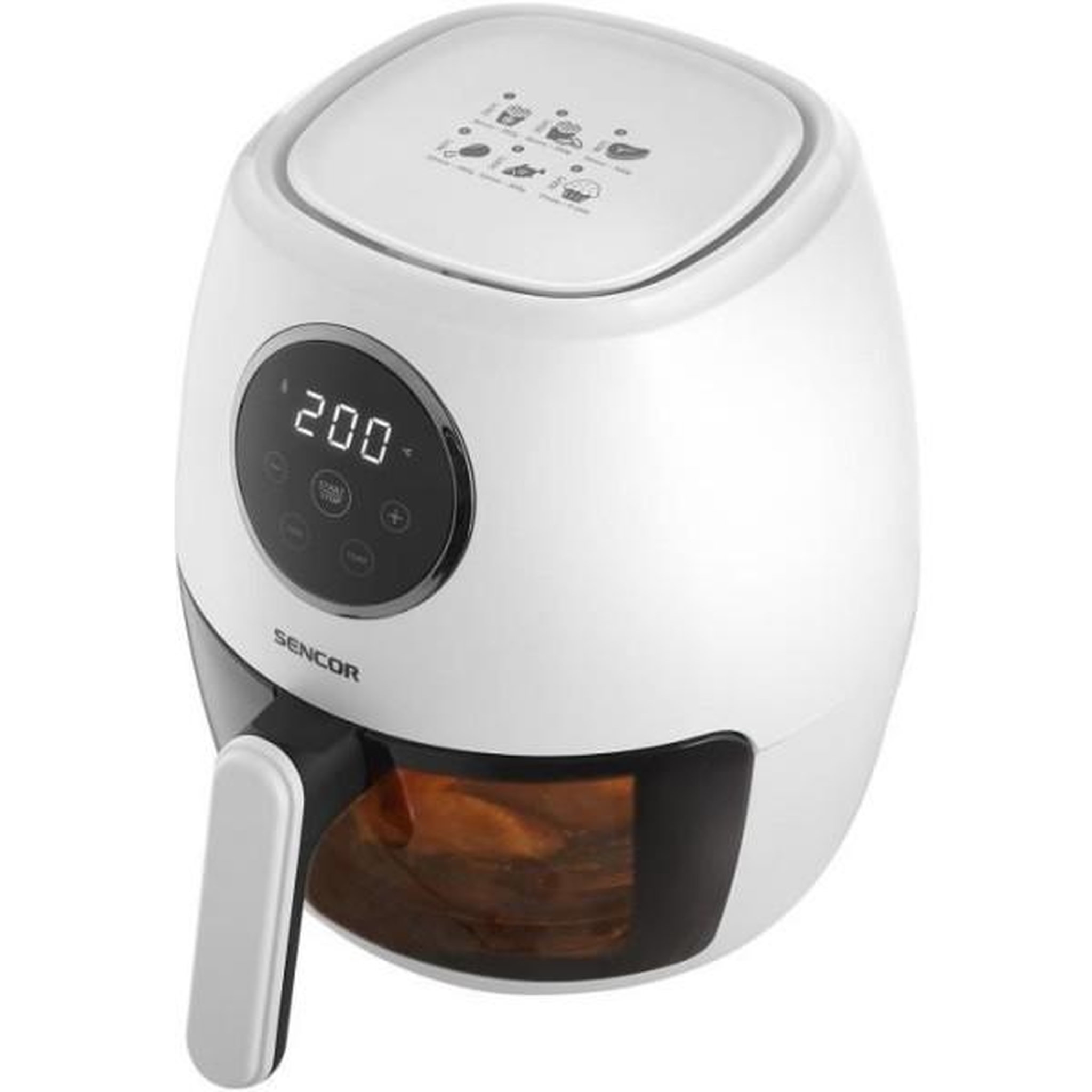Voir la diapositive 4 : MARKET24 Friteuse Electrique Airfryer - SENCOR - SFR 5340WH - 1300 W - 3,5 L - Blanc