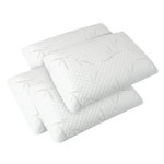OLYMPE LITERIE OLYMPE LITERIE | Lot de 4 oreillers SERENITE | Mousse avec mémoire de forme. Coloris disponibles : Blanc