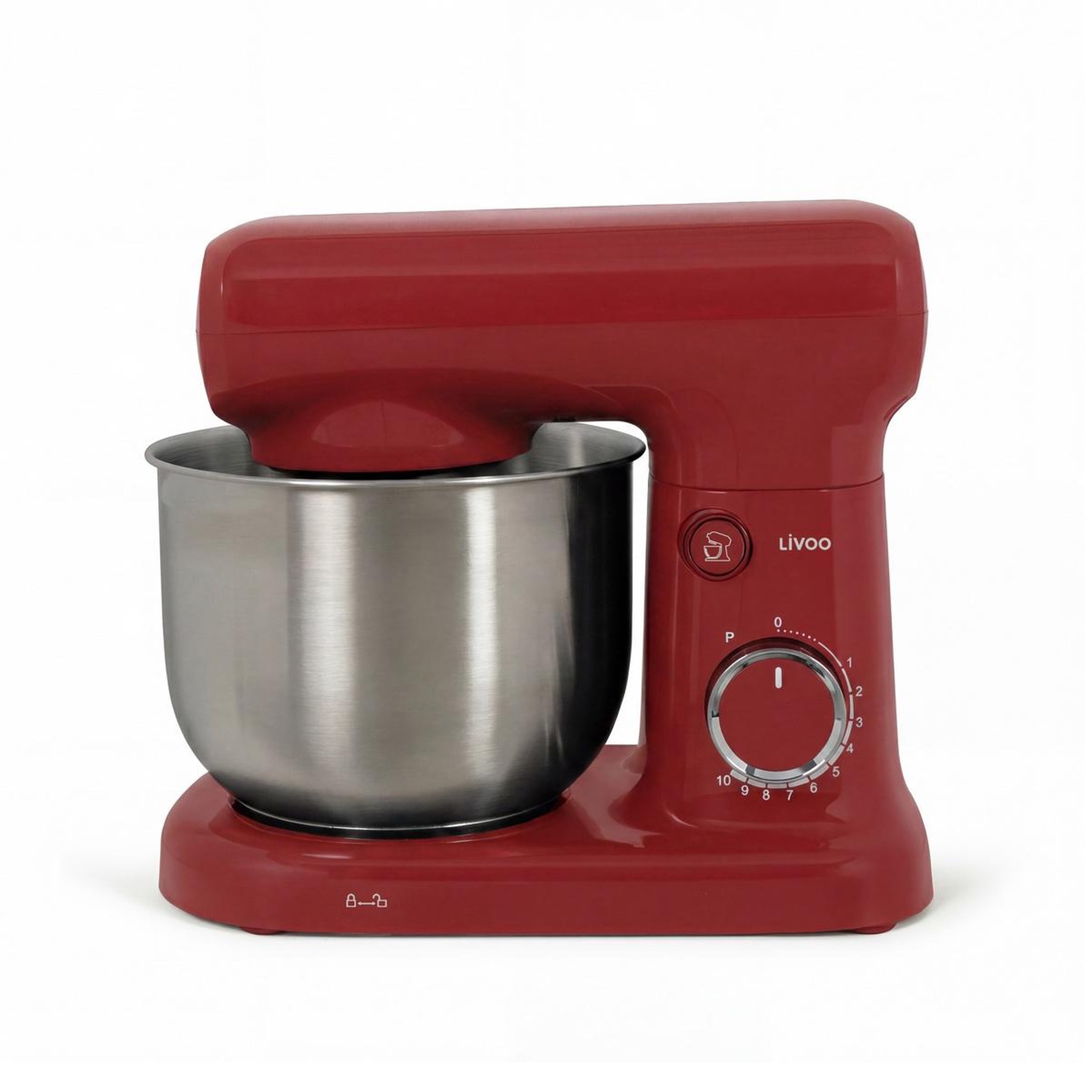 LIVOO Robot pâtissier  3l 1500w rouge - DOP262R