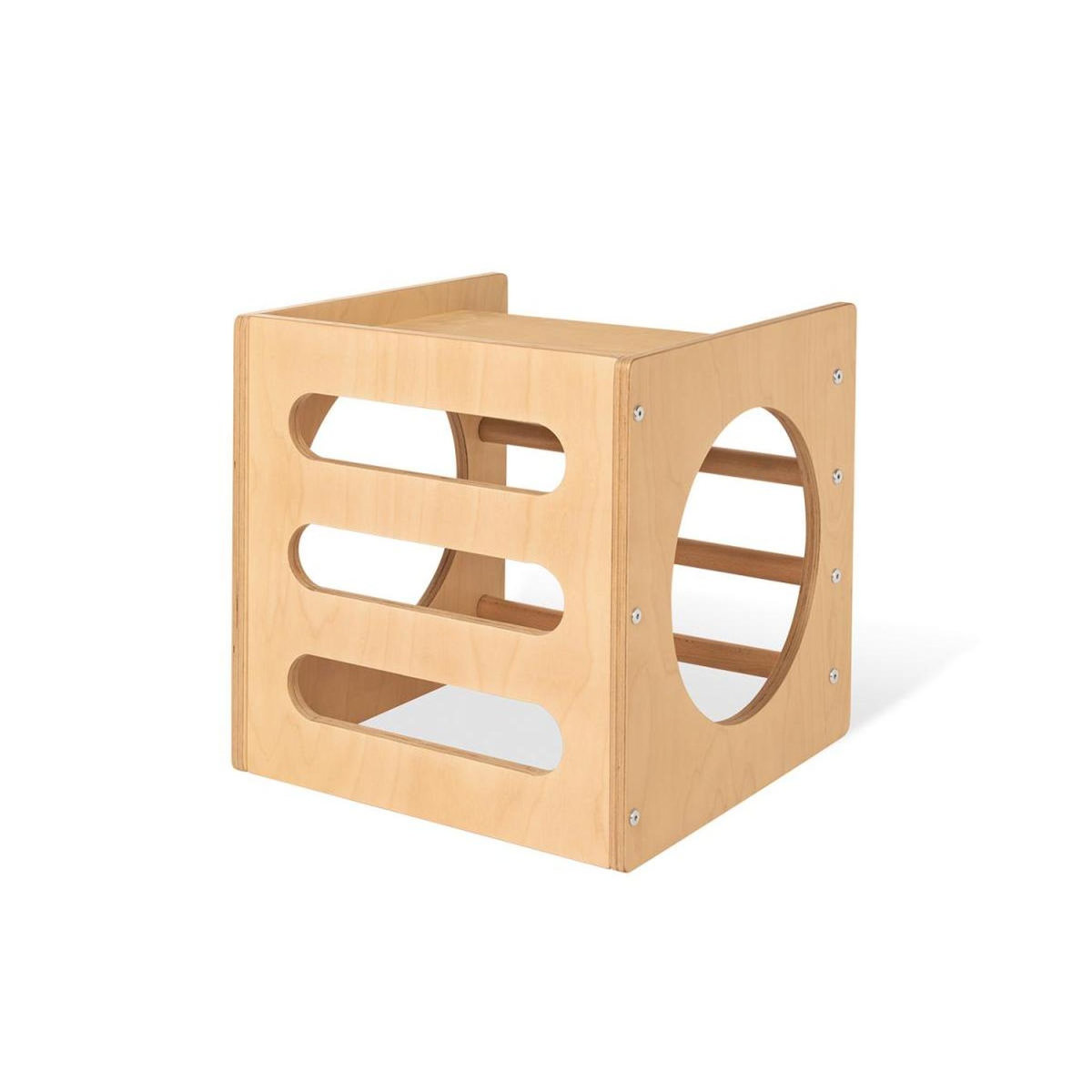 Pinolino Cube d'escalade bois naturel Kari
