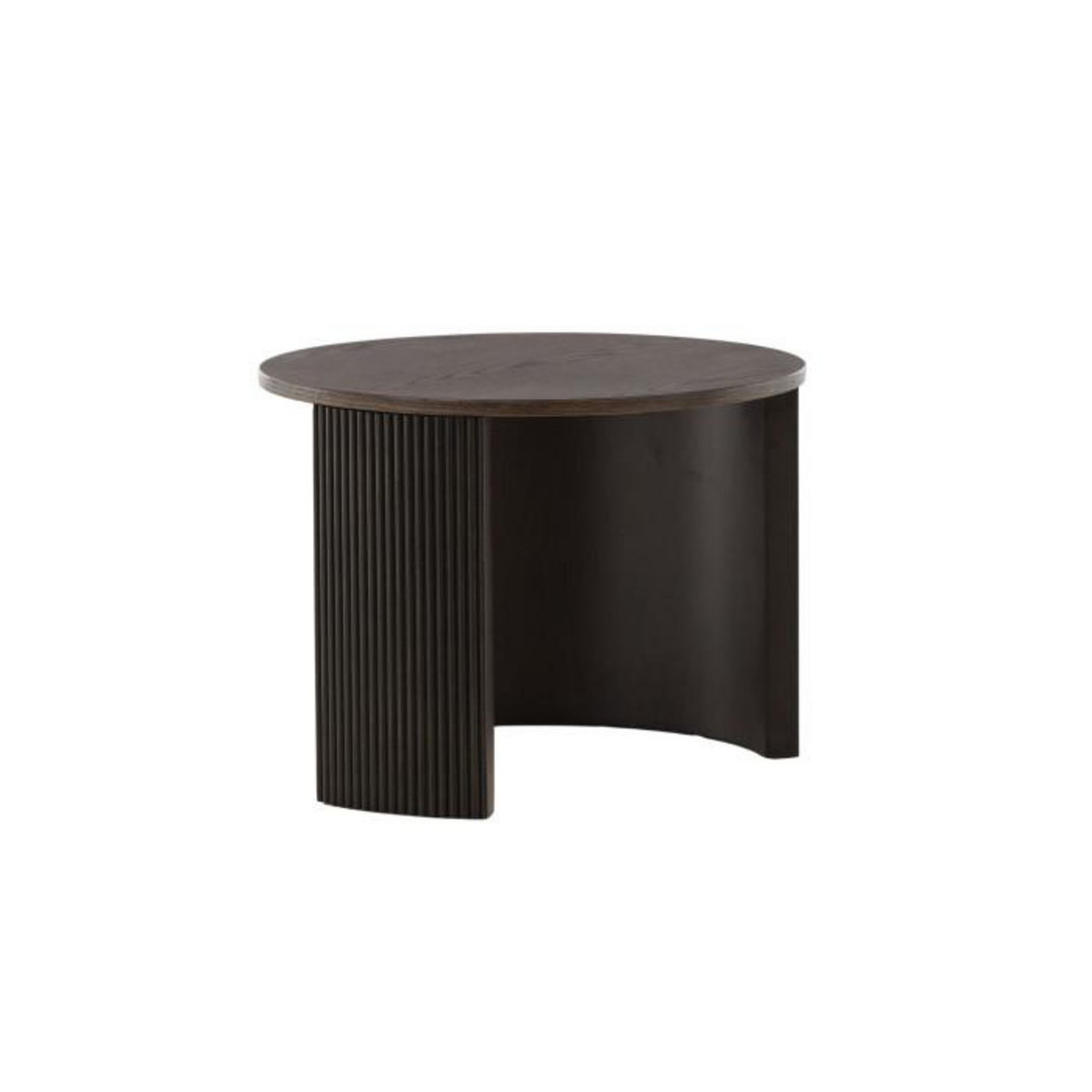 Paris Prix Table Basse Nervurée  Bristol  60cm Marron