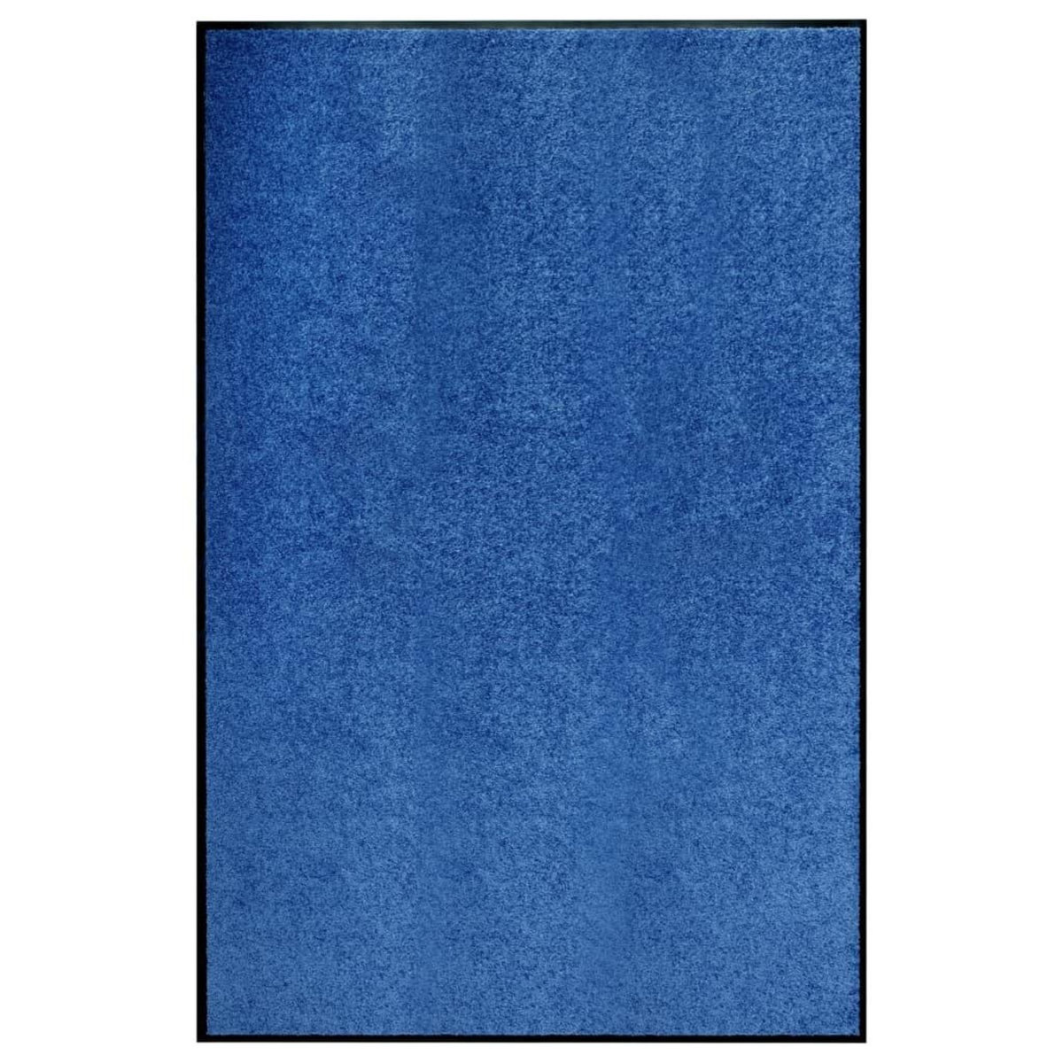 VIDAXL Paillasson lavable Bleu 120x180 cm