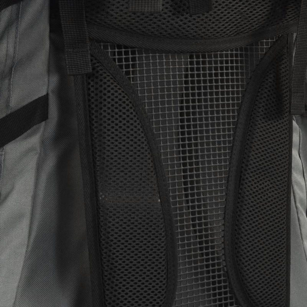 VIDAXL Sac à dos de randonnée gris 80 L tissu oxford