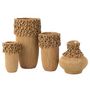 Voir la diapositive 2 : Paris Prix Vase Corail en Argile  Isidro  41cm Ocre