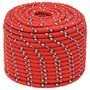 Voir la diapositive 2 : VIDAXL Corde de bateau Rouge 14 mm 25 m Polypropylene