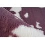 Voir la diapositive 3 : Paris Prix Tapis Imitation Fourrure  Rabbit  Violet & Blanc
