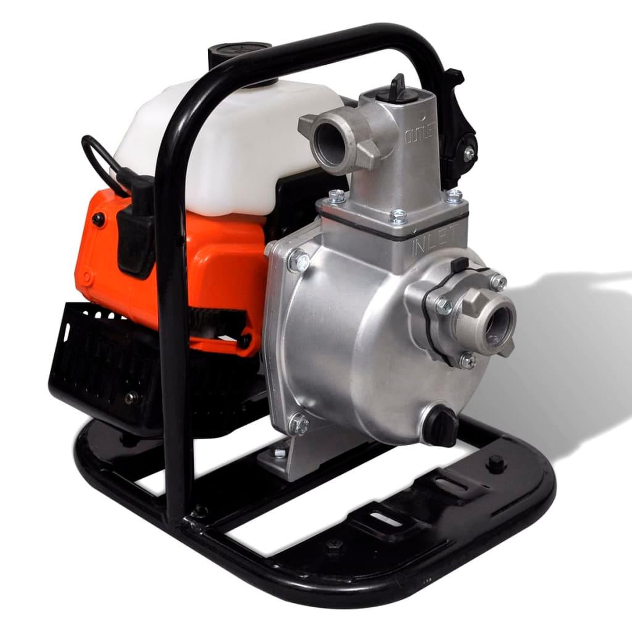 VIDAXL Pompe a eau a 2 temps a essence 1,2 kw 0,95 l
