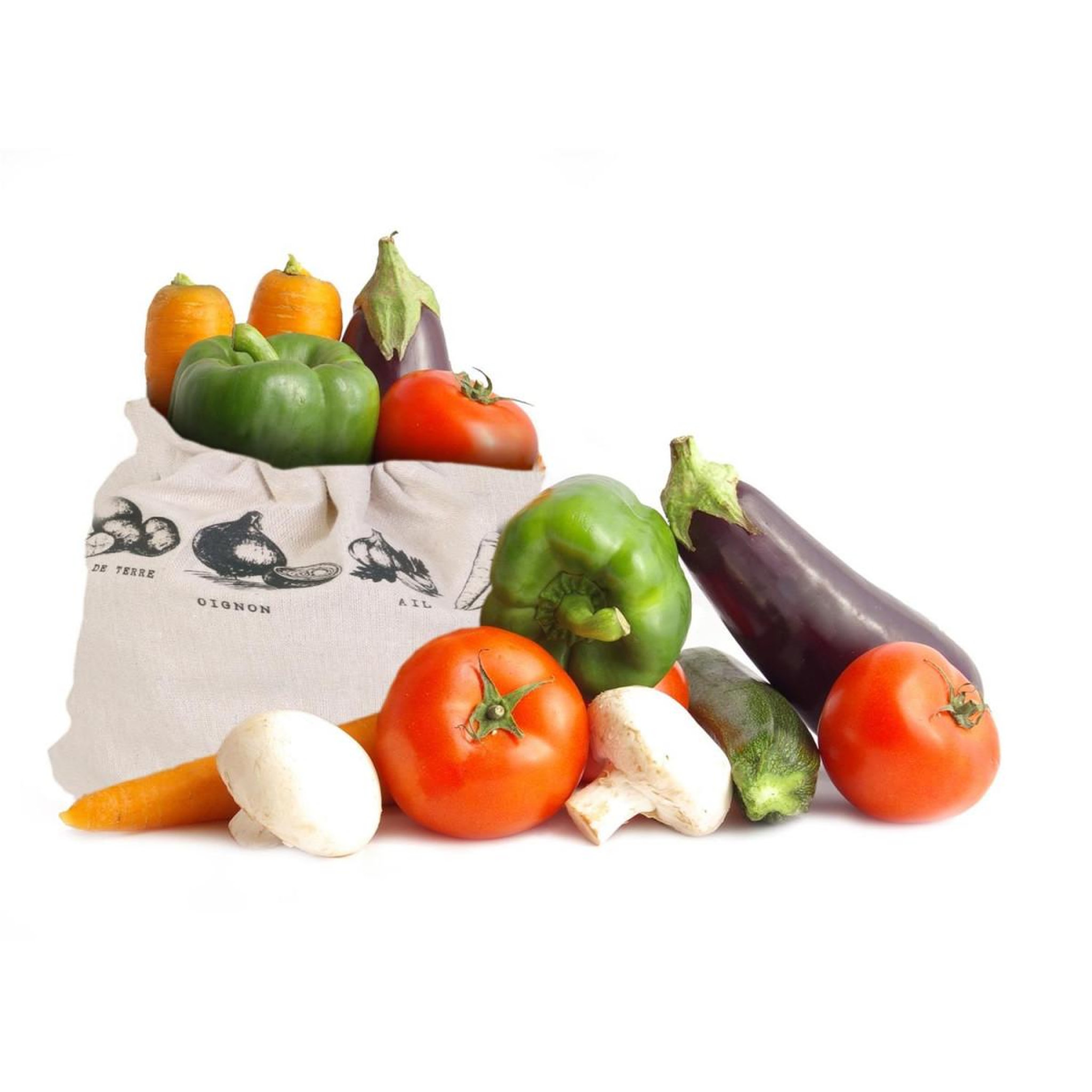Voir la diapositive 3 : COOK CONCEPT Sac de Conservation  Réutilisable  26cm Blanc