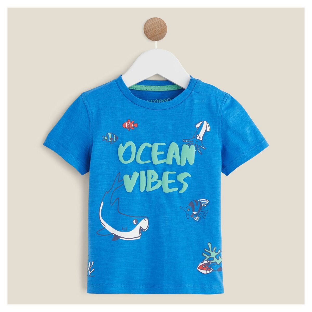 IN EXTENSO T-shirt manches courtes ocean vibes bébé garçon