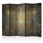 Paris Prix Paravent 5 Volets  Golden Butterfly  172x225cm