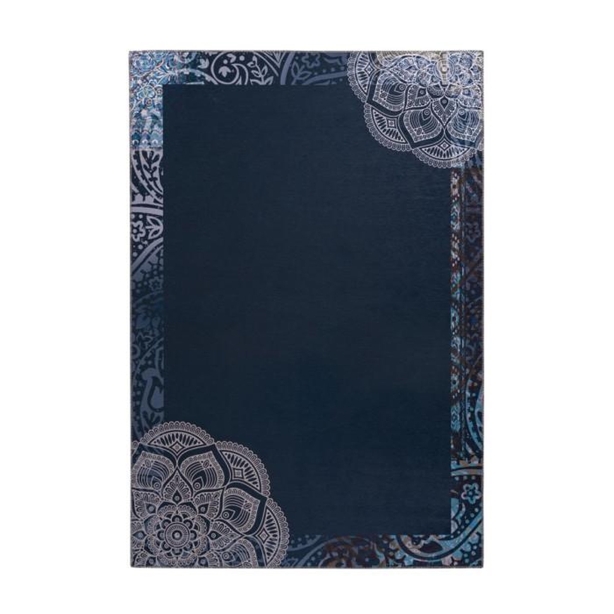 Paris Prix Tapis à Motifs Vintage  Medley  Bleu. Coloris disponibles : Bleu