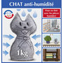 Voir la diapositive 2 : Wenko Sachet anti-humidité Chat - 1 kg.