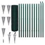 Voir la diapositive 2 : VIDAXL Cloture euro Acier 25 x 1,5 m Vert