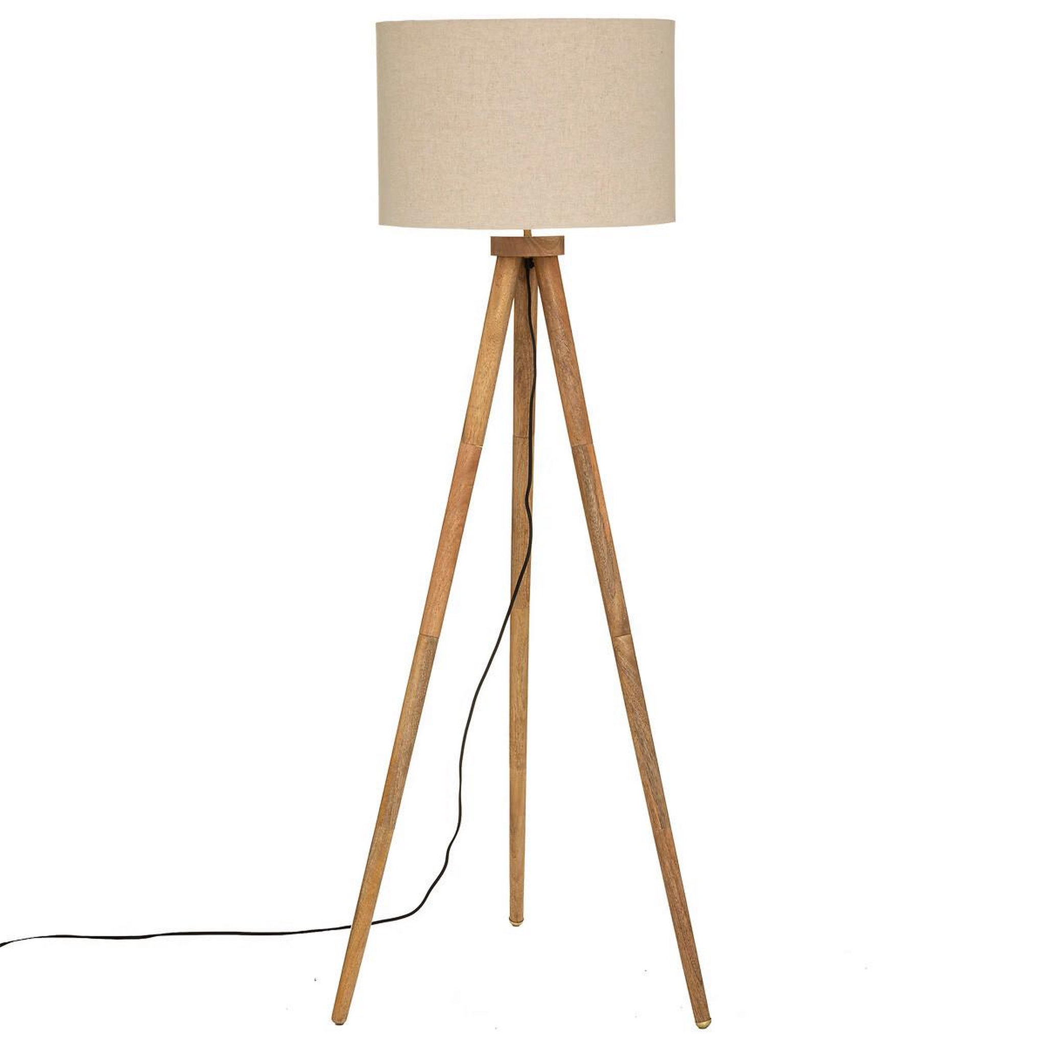 ATMOSPHERA Lampadaire trépied  olga  150cm beige lin