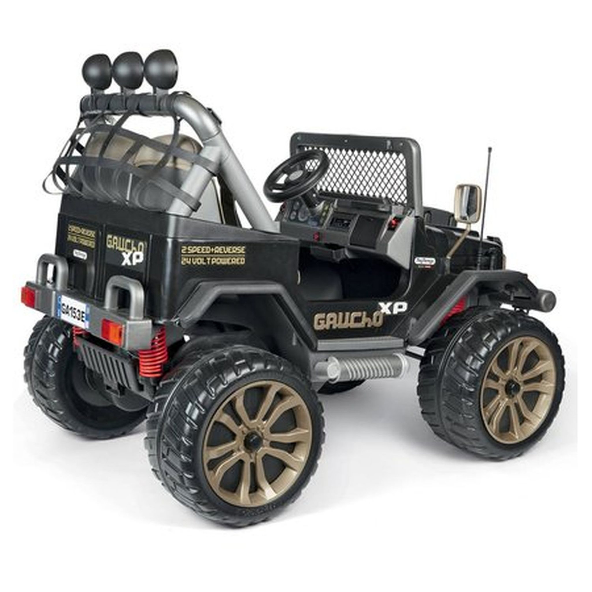 Voir la diapositive 2 : PEG PEREGO Véhicule 4X4 Gaucho XP 24 V - 2 places 