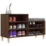 Voir la diapositive 4 : VIDAXL Armoire a chaussures Chene marron 102x36x60cm Bois d'ingenierie