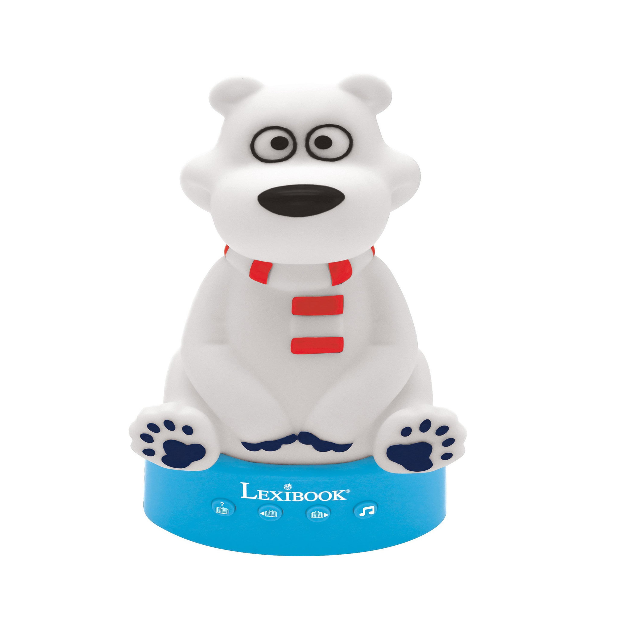 Lexibook Compteur d'histoires Ourson en 3D avec veilleuse (Français)