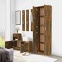 Voir la diapositive 4 : VIDAXL Garde-robe couloir Chene fume 55x25x189 cm Bois d'ingenierie