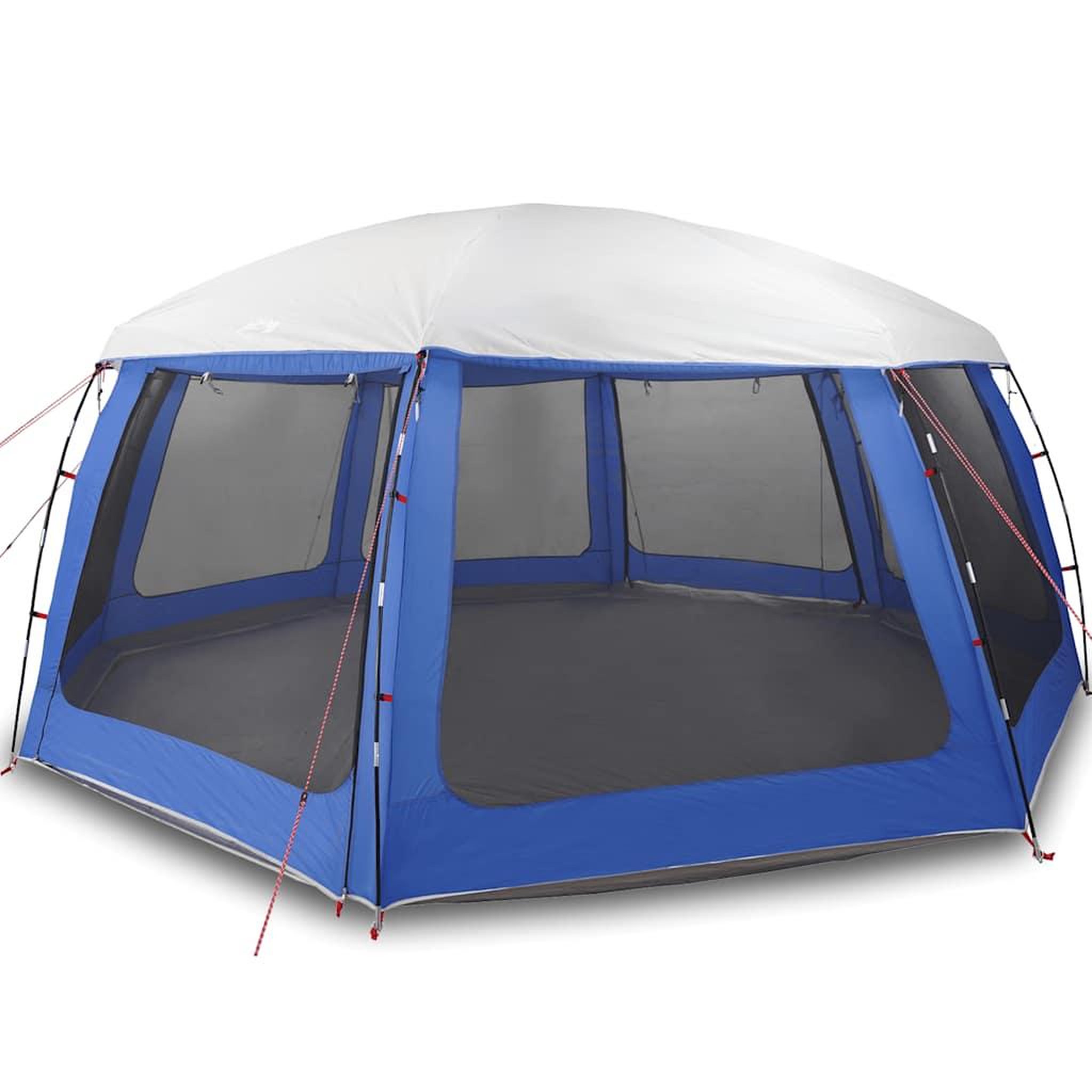 Voir la diapositive 2 : VIDAXL Tente de piscine moustiquaire amovible parois maille bleu azur