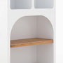 Voir la diapositive 6 : MAISON PAVANE Bibliothèque en plâtre blanc cassé-Fira