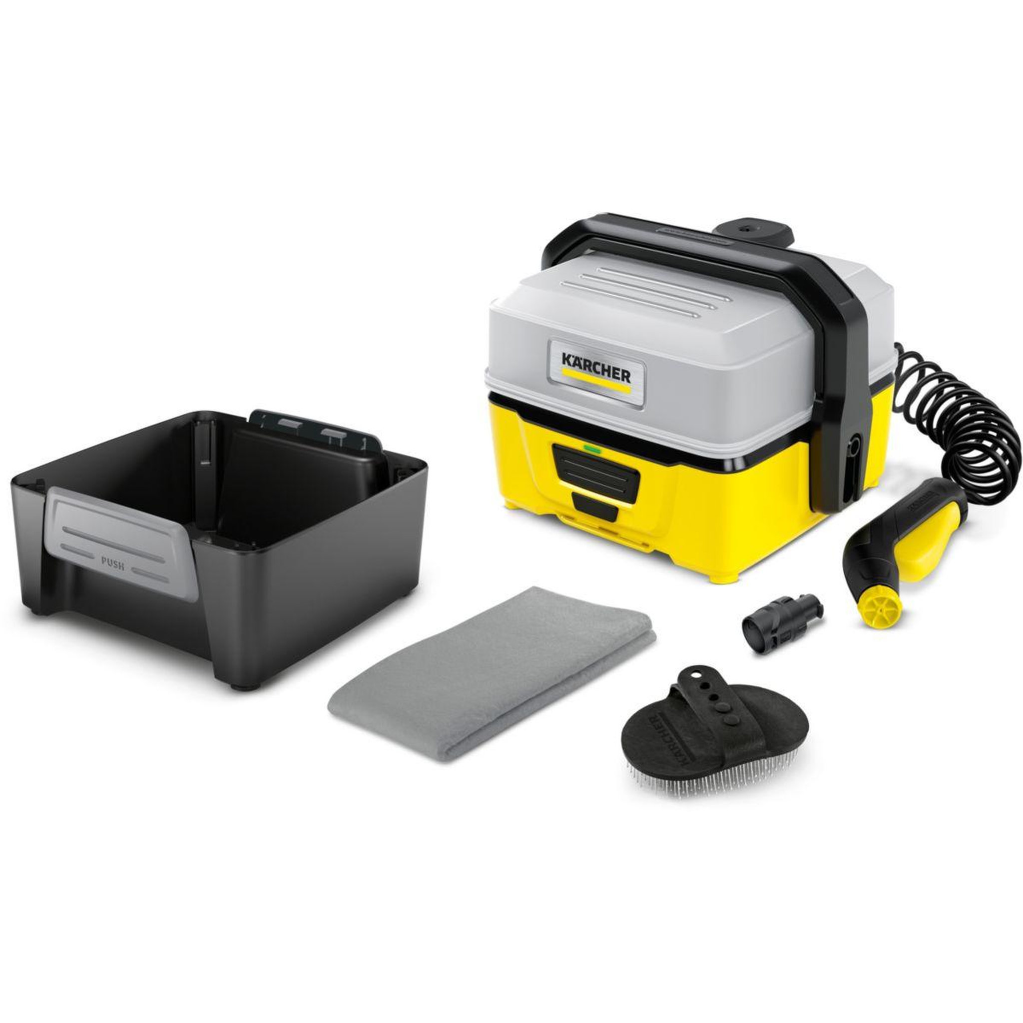 Voir la diapositive 2 : KARCHER KARCHER Kit animaux - Accessoire associe au nettoyeur mobile OC3 - Une buse, une brosse et une serviette