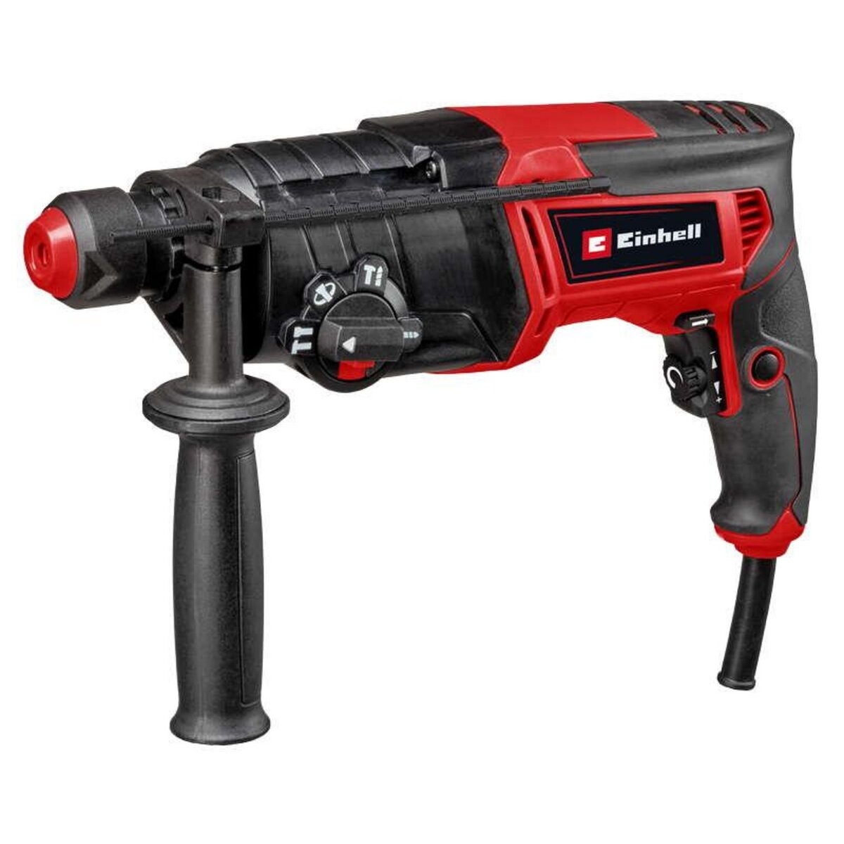 Einhell Marteau perforateur TC-RH 800 4F - Force de frappe : 2,6 J - Fonctionnement silencieux - Livré en coffret