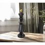 Voir la diapositive 5 : Paris Prix Pièce d'Échec Déco en Résine  Roi  32cm Noir