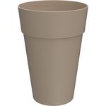 GARDENSTAR Pot en plastique ICFAL - Taupe Smoke - 35cm