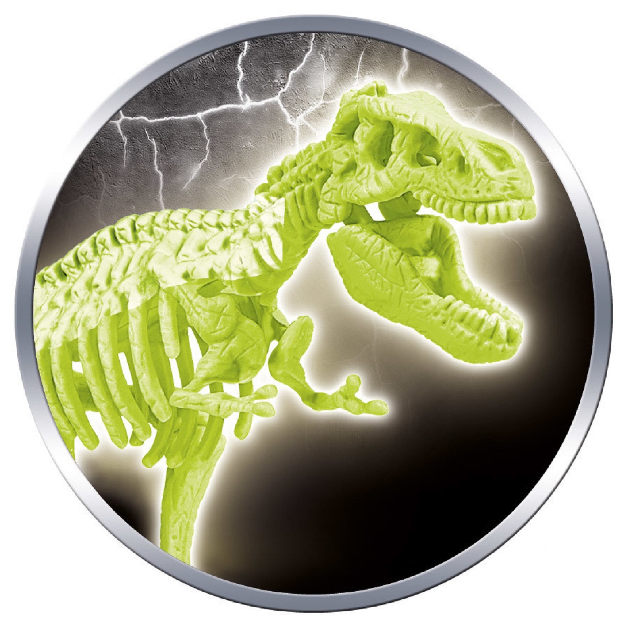 Voir la diapositive 3 : CLEMENTONI Archeo Ludic T-Rex fluo