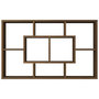 Voir la diapositive 5 : VIDAXL Etagere murale Chene marron 85x16x52,5 cm Bois d'ingenierie