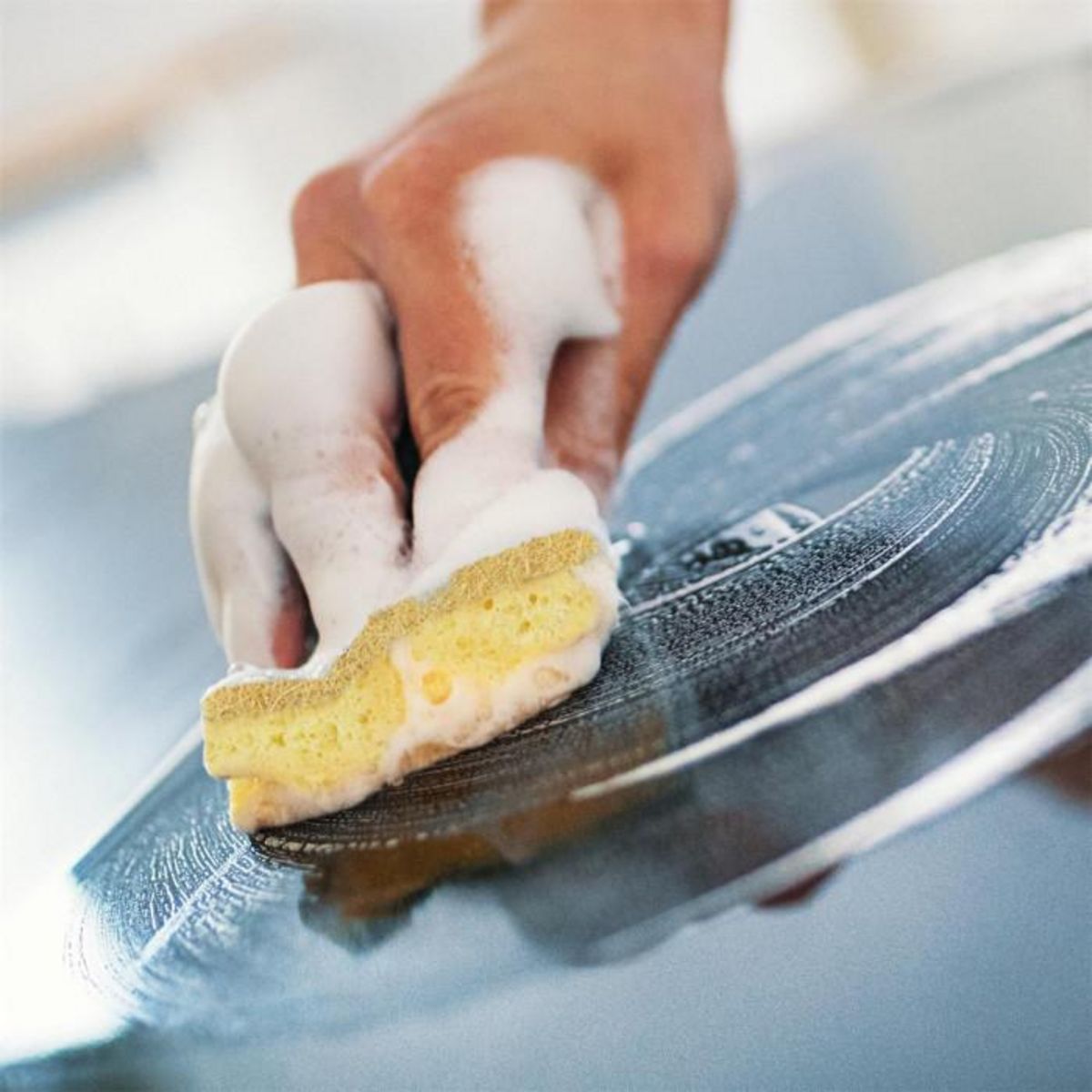 Paris Prix Lot de 2 Éponges Naturelles  Fibres  11cm Jaune