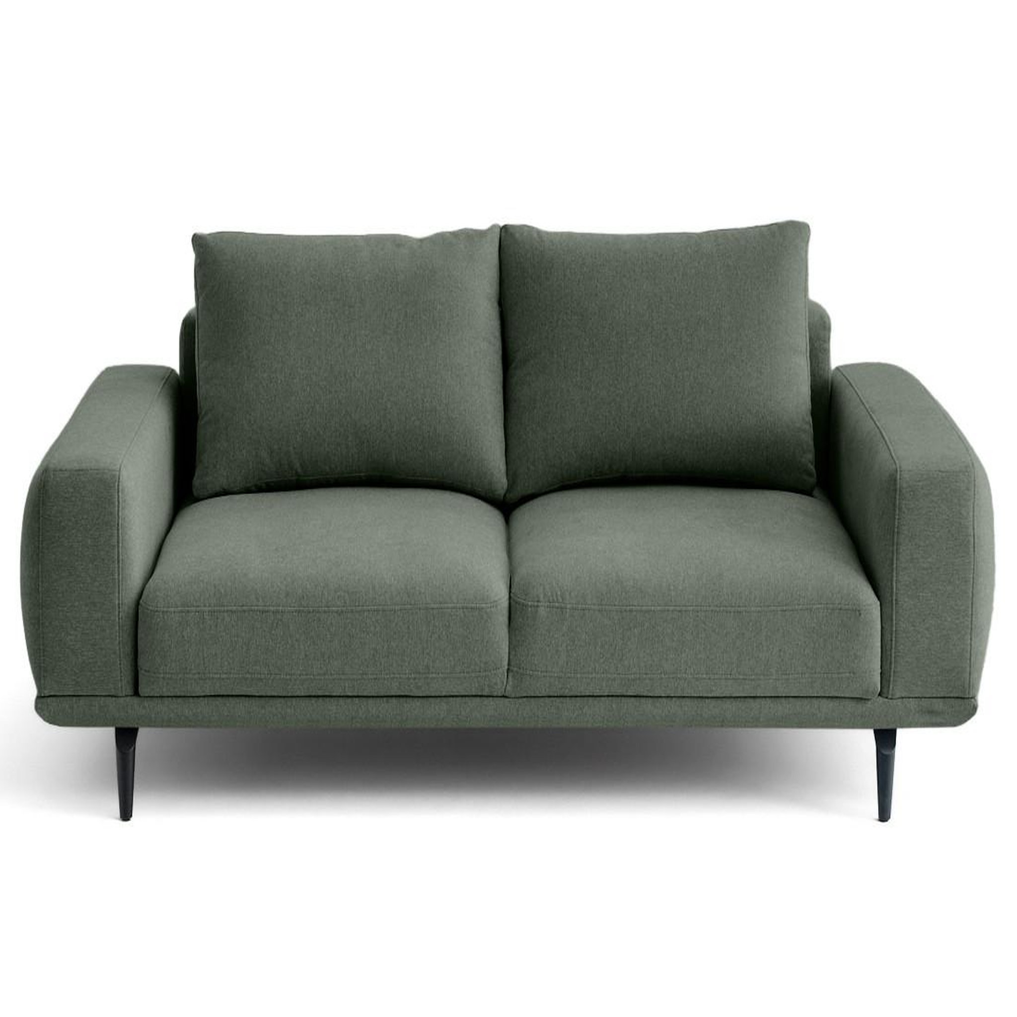 Voir la diapositive 1 : LISA DESIGN Vicence - canapé droit 2 places en tissu