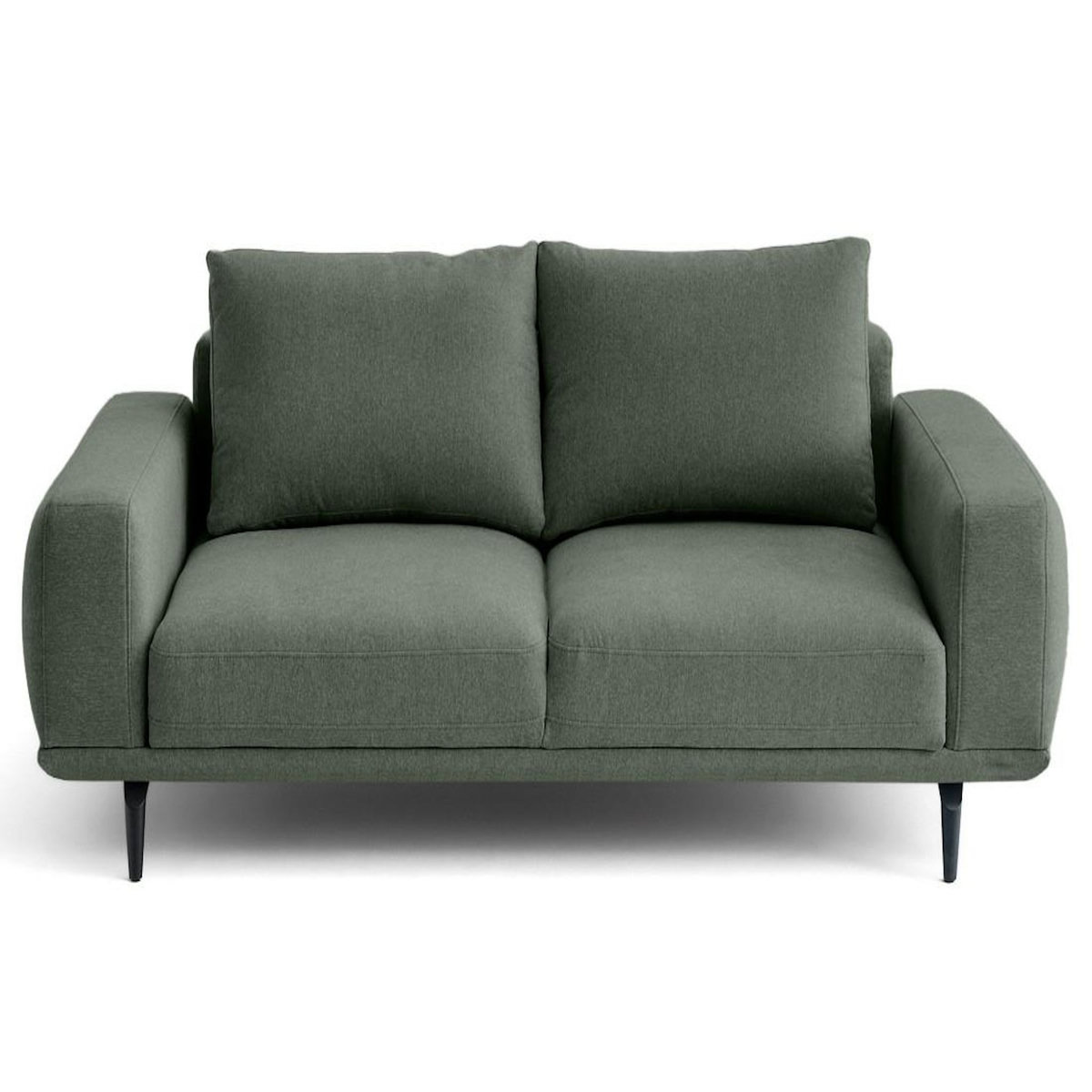 LISA DESIGN Vicence - canapé droit 2 places en tissu