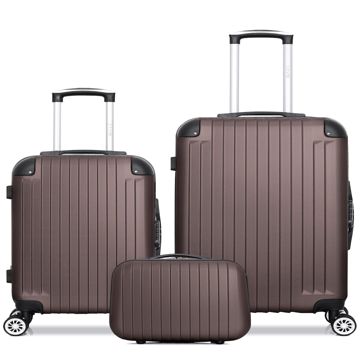 WAVE PARIS WAVE PARIS - Lot de 3 - Valise weekend, valise cabine et vanity TAGE