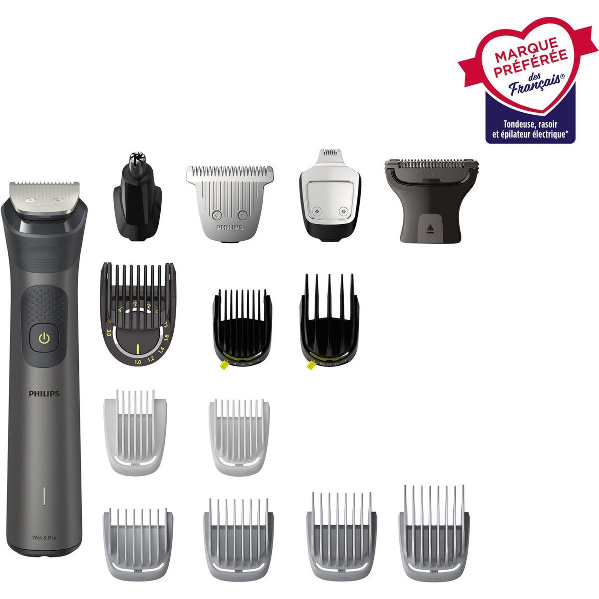 Voir la diapositive 2 : Philips Tondeuse multi usages Multistyles series 7000 MG7940/75