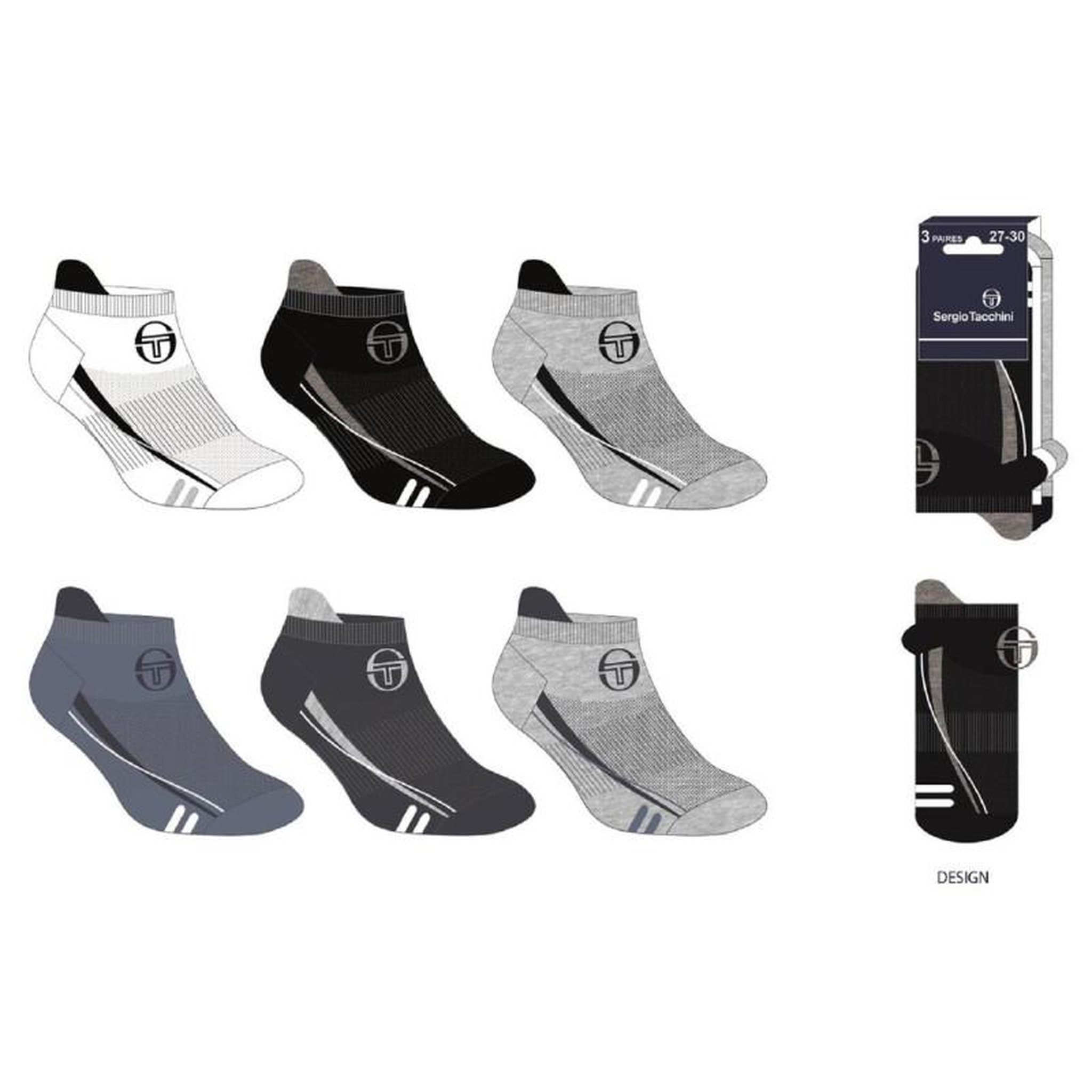 Voir la diapositive 5 : SERGIO TACCHINI Chaussettes Enfant SNEAKER SERGIO TACCHINI
