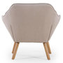 Voir la diapositive 4 : Paris Prix Fauteuil Scandinave Matelassé  Taon  83cm Beige
