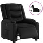 Voir la diapositive 2 : VIDAXL Fauteuil inclinable electrique Noir Similicuir
